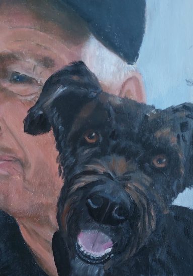 Amor, olieverf op hout